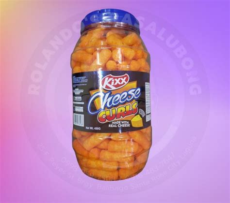 kixx cheese curls jar(450g) .
